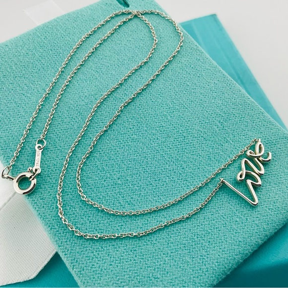 Tiffany Paloma Picasso Graffiti Love Necklace - Picture 3 of 8